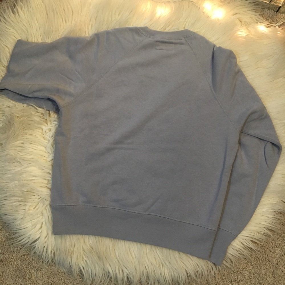 Uniqlo Disney Mickey Mouse Stands Crewneck Pullover Sweatshirt in Subdue Blue XS - Picture 7 of 8